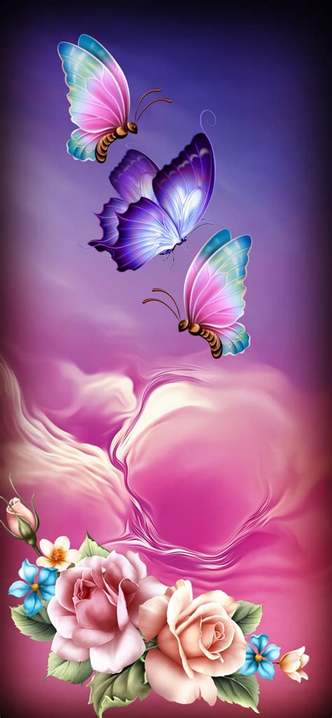 Phone Butterfly Wallpapers Wallpaper Cave