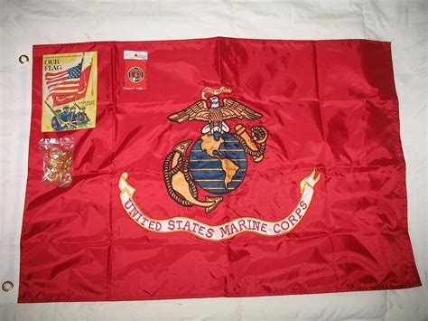 usep embroidered sewn 2x3 ft usmc marine corps flag solarmax nylon flag double