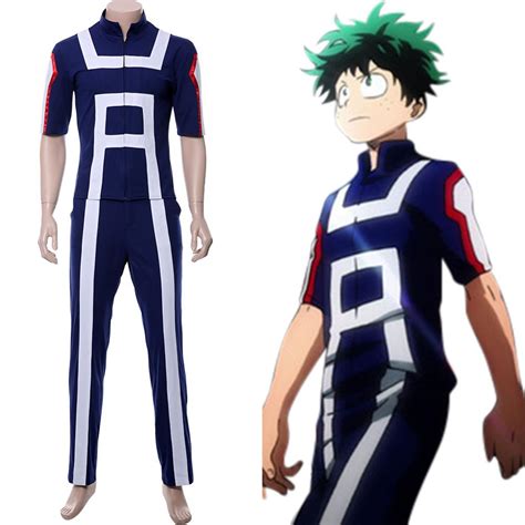 My Hero Academia Boku No Hero Midoriya Izuku School Gym Uniform Cosplay Costume Unisex Clothing