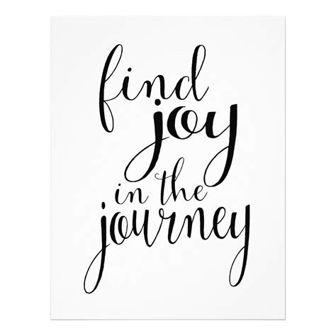 Find Joy In The Journey Inspirational Quote 10 Sheets
