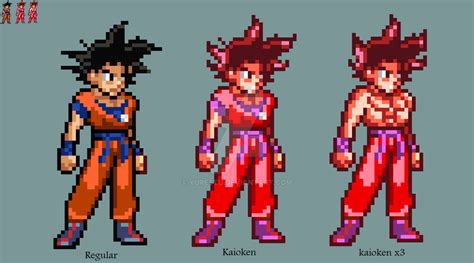 Early Goku Sprites Jus By Yurestu On Deviantart