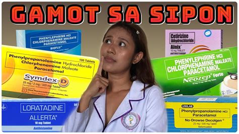 Gamot Sa Sipon Paano Inumin Sipon Gamot Neozep Decolgen Bioflu