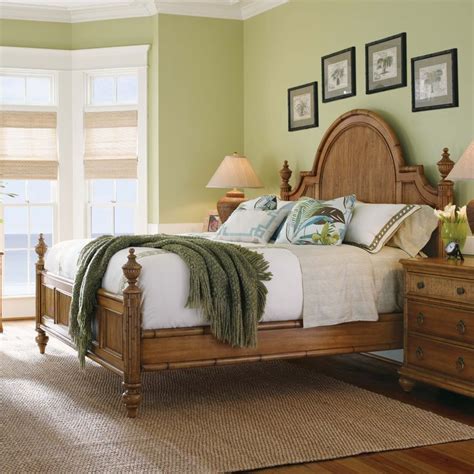 Find tommy bahama furniture from a vast selection of bedroom sets. Beach House Belle Isle Panel Bed | Tommy bahama bedroom ...