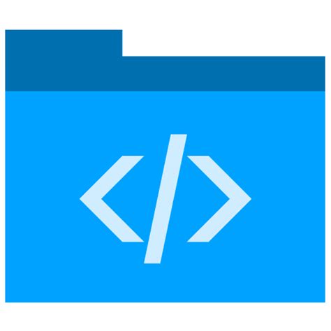 Developer Folder Free Icon Of Phlat Blue Folders Icons