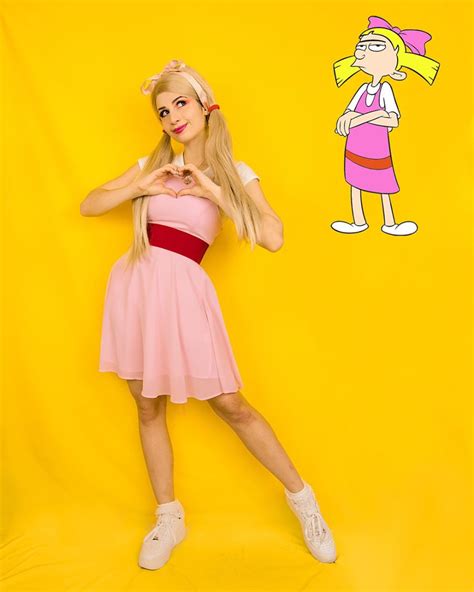 Styled By Khatia ☆ K Hatia • Helga G Pataki From Hey Arnold Inspired Outfit A Cute 90s