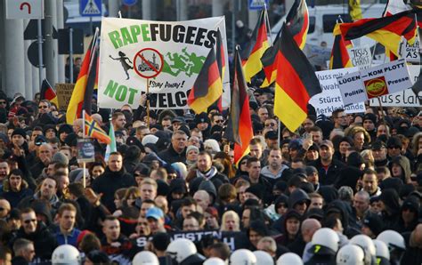protests in germany after new year s eve sexual assaults cbs news