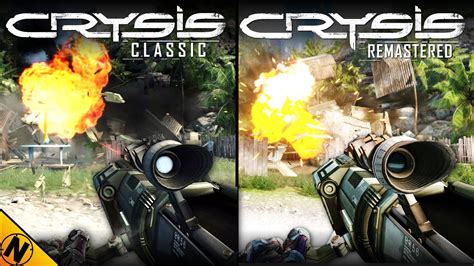Crysis Remastered Trilogy Vs Original Direct Comparison Youtube