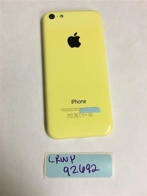 Apple Iphone 5c Unlocked Yellow 8gb A1532 Lrwy92692 Swappa