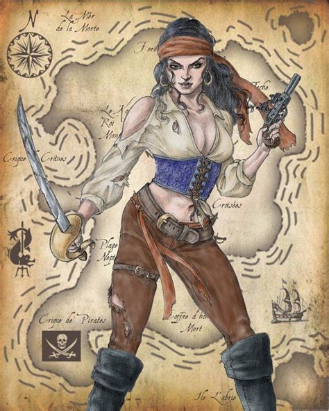 Sexy Pirate Women Drawing Pirate Girl By Jayfrench Pirates Pinterest Sexy Leer En