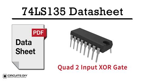 74ls135 Quad 2 Input Xor Logic Gate Ic Datasheet