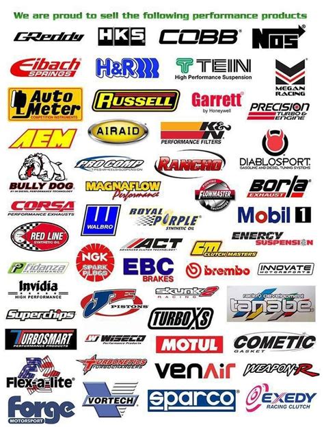 Performance Car Parts Brands Performance Carparts Brands Desain