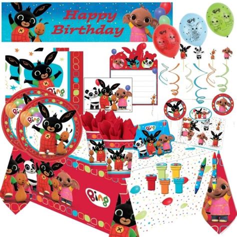 20pk Bing Favours Pack Birthday Party Tableware For Sale Online Ebay