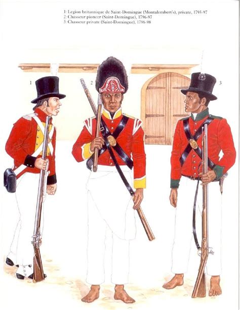 British Legion Britannique De Saint Domingue Montalembert S Private 1795 97 Chasseur