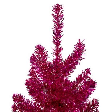 Northlight 45 Metallic Pink Tinsel Artificial Christmas Tree Unlit