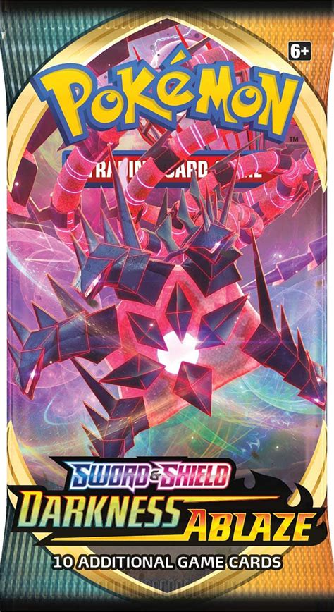 Pokemon Trading Card Game Sword And Shield Darkness Ablaze Booster Pack Franklins Toys