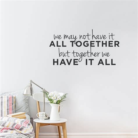 We May Not Have It All Together Ii Wall Art Decal