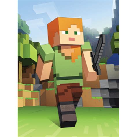 Minecraft Alex Expert Crafter Personalized Vinyl Banner Official