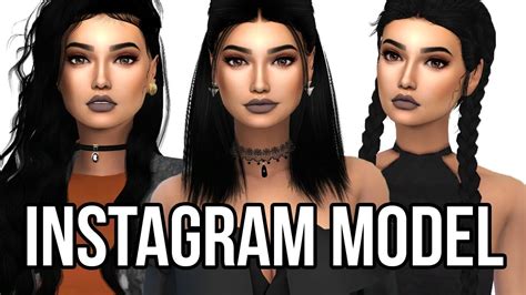 Sims 4 Instagram Model