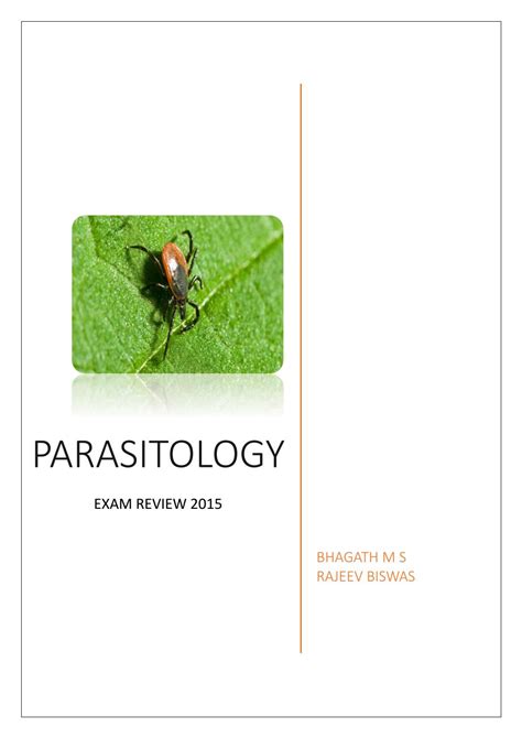Introduction Of Parasitology Extraaa Copy 1 By Medicos 143 Issuu