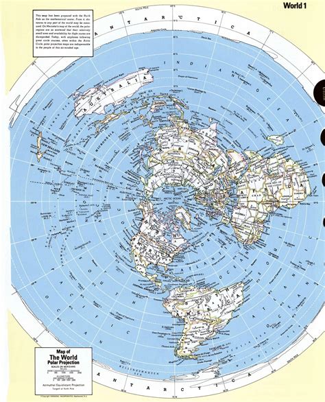 Polar Projection Map