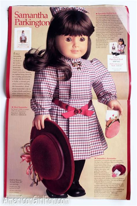 Samantha Meet Collection 1997 American Girlpleasant Company Catalog