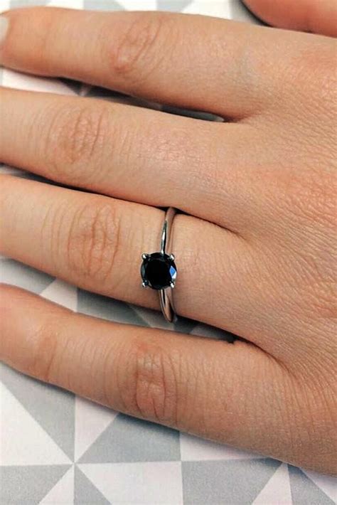 24 Unique Black Diamond Engagement Rings Black Diamond Ring