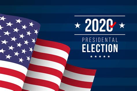 Free Vector 2020 Us Presidential Election Wallpaper