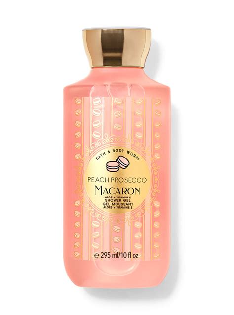 Peach Prosecco Macaron Shower Gel Bath And Body Works