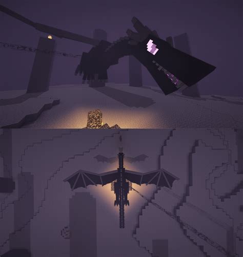 i ve remodeled the ender dragon recently link in the comments r minecraft