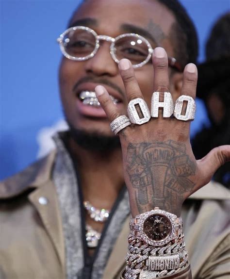 Here's what a quarter million dollars gets ya. QUAVO HUNCHO MIGOS | Hip hop accessories, Rapper jewelry ...