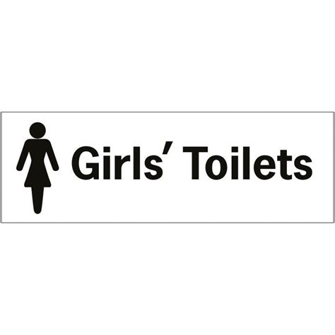 He1684125 Girls Toilet Sign Hope Education