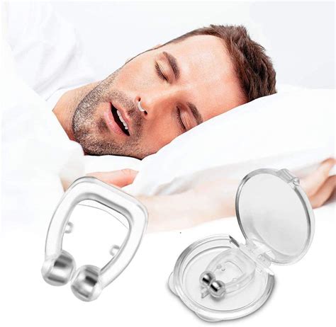 Silicone Magnetic Anti Snore Stop Snoring Nose Clip Device Breath Easy