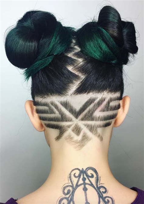 54 Badass Undercut Hair Tattoos For Women In 2021 Glowsly