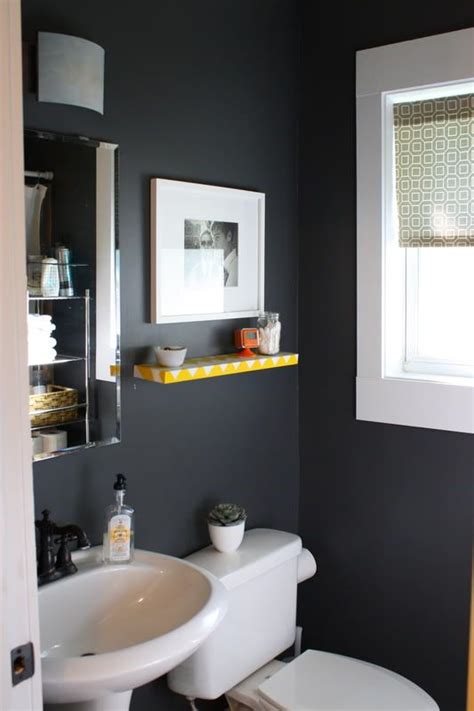20 Dark Colors For Small Bathrooms
