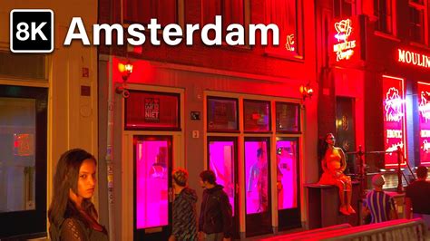 Amsterdam Red Light District In K YouTube