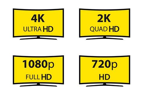 Premium Vector Modern Technology Signs 4k Ultra Hd 2k Quad Hd
