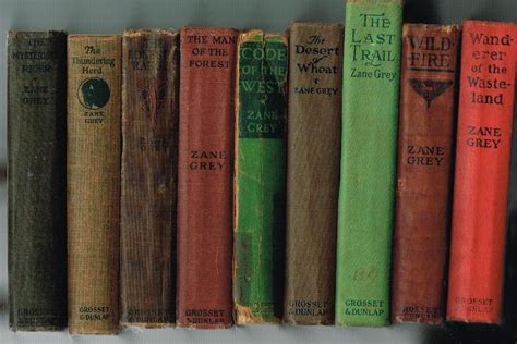 Set Of 9 Zane Grey Books Early 1920s Antique Books Antique Books
