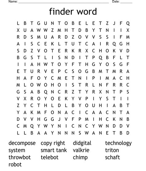 Finder Word Word Search Wordmint