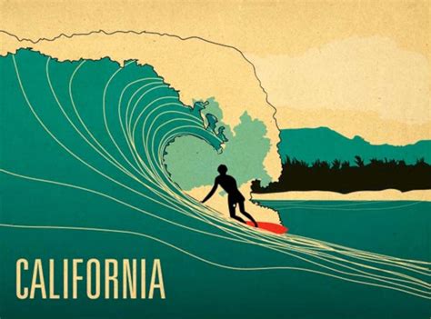 surfhair surf art retro surf surf poster