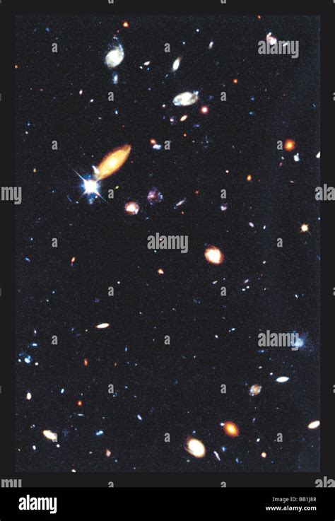 Hubble Deep Field Stock Photo Alamy