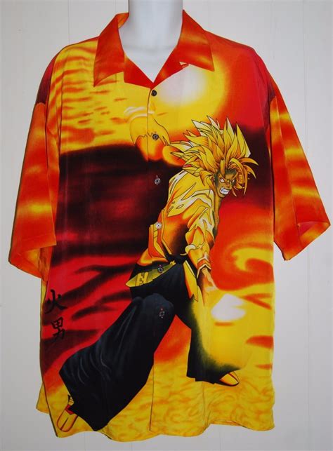 It was part of my training. Up for sale is a CANOPY Men's Short Sleeve Camp Shirt / Bowling Shirt. DRAGON BALL Z. Size 2 xl ...