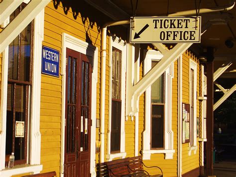 Carol Van De Maele Gillum Like The Ticket Office Sign Old Train