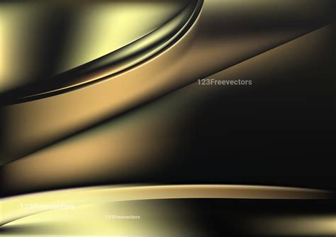 6 Brown Gold And Black Shiny Background Vectors Download Free Vector