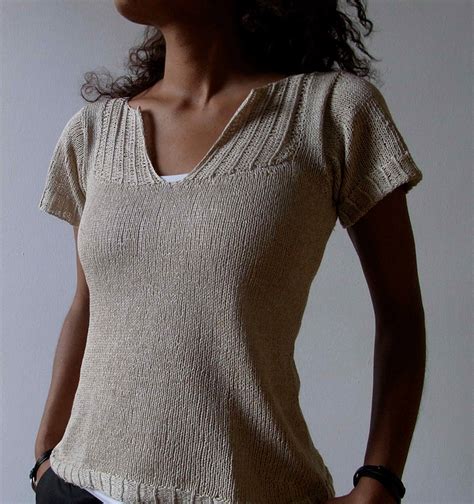 Tee Top Knitting Patterns In The Loop Knitting In Knit Top