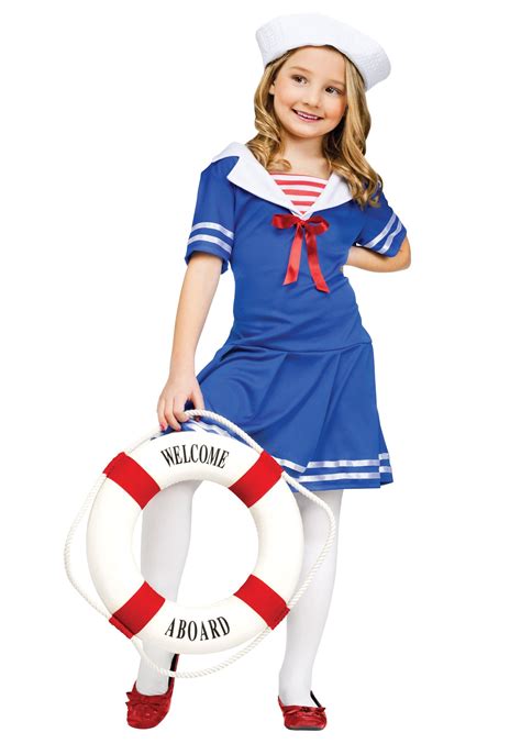 Girls Sweet Sailor Costume Sailor Costumes Kids Costumes Sailor Dress