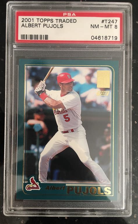 Ft For Trade 2001 Topps Traded Albert Pujols Rookie Card R