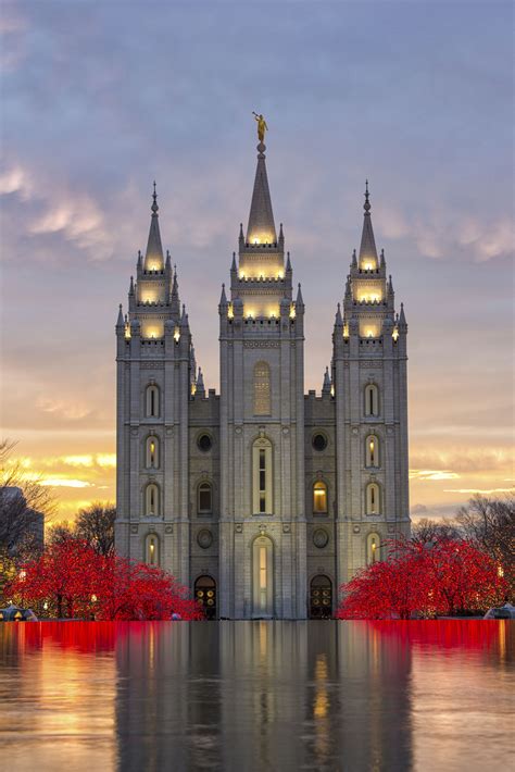 Templo De Salt Lake City Utah Estados Unidos Lds Temple Pictures