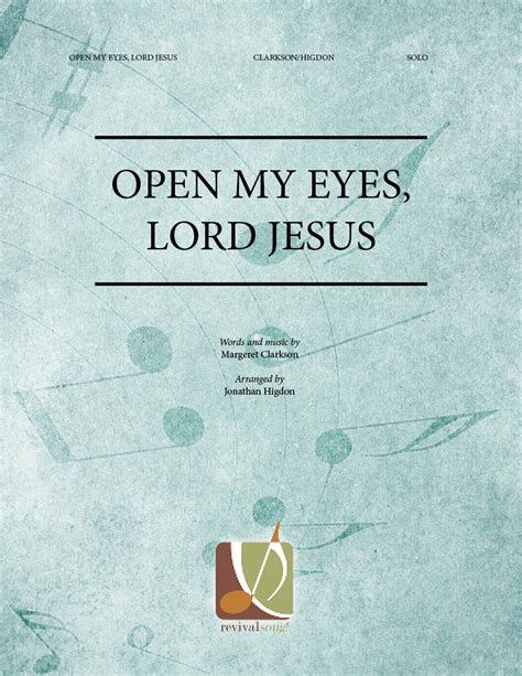 Open My Eyes Lord Jesus Solo003