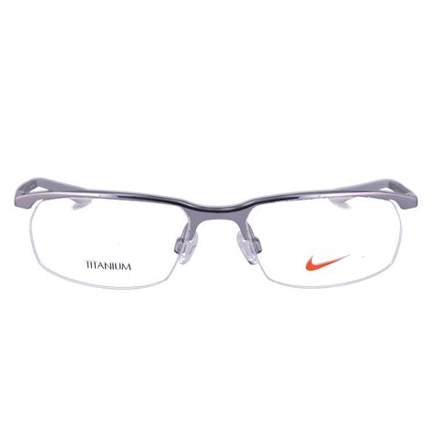 nike eyeglasses 6070 070 gunmetal modified rectangle men 53x17x135 886895354202 ebay