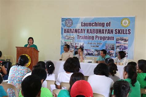 Tesda Tarlac Launches Barangay Kabuhayan Skills Training Program